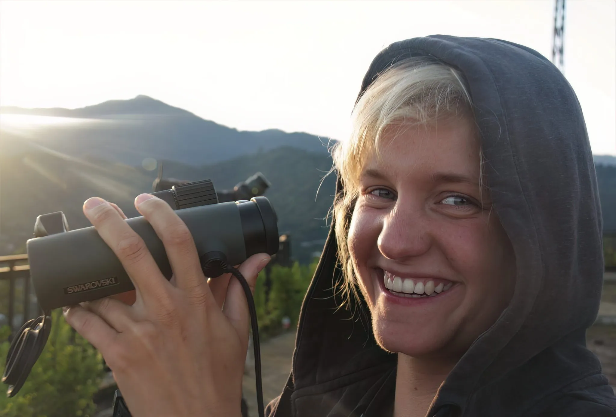 Portrait of Eva Drukker, Batumi Raptor Count volunteer from The Netherlands